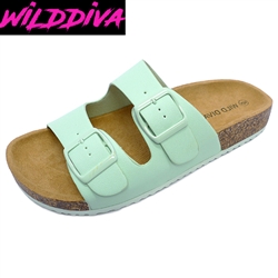 AUDRINA-06G WHOLESALE WOMEN'S FASHION FOOTBED SANDALS