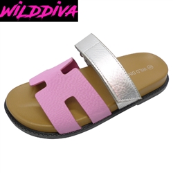 AYO-02 WHOLESALE WOMEN'S FOOTBED SANDALS