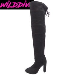 BRANDY-01 WHOLESALE WOMEN'S OVER THE KNEE BOOTS (SUEDE)