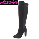 BRANDY-07 WHOLESALE WOMEN'S KNEE HIGH BOOTS (SUEDE)