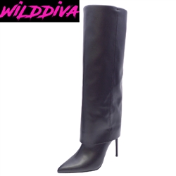 CARINA-01A WHOLESALE WOMEN'S CUFFED FOLD OVER BOOTS