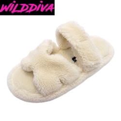 CUPCAKE-11 WOMEN'S CASUAL FUR SLIPPERS