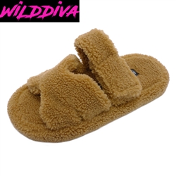 CUPCAKE-11 WOMEN'S CASUAL FUR SLIPPERS