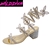 LARINA-208 WHOLESALE WOMEN'S SLINKY BUTTERFLY LOW HEEL SANDALS