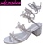 LARINA-208 WHOLESALE WOMEN'S SLINKY BUTTERFLY LOW HEEL SANDALS