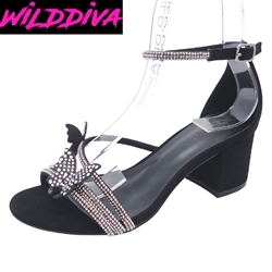 LARINA-210 WHOLESALE WOMEN'S BUTTERFLY LOW HEEL SANDALS