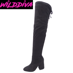 LONDON-03 WHOLESALE WOMEN'S OVER THE KNEE BOOTS (SUEDE)