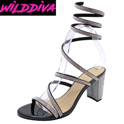 MORRIA-18 WHOLESALE WOMEN'S SLINKY STYLE LOW HEEL SANDALS