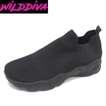 *WIDE FIT* PACO-09 WOMEN'S CASUAL TRAINER SNEAKERS