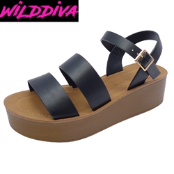 POWA-02 WHOLESALE WOMEN'S FLATFORM SANDALS