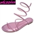 ROO-12 WHOLESALE WOMEN'S SLINKY STYLE FLAT SANDALS