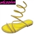 ROO-12 WHOLESALE WOMEN'S SLINKY STYLE FLAT SANDALS