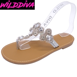 ROSE-88 WHOLESALE WOMEN'S FLAT SANDALS ***VERY LOW STOCK