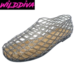 SILA-01 WHOLESALE WOMEN'S FISHERMAN STYLE JELLY FLATS