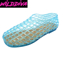 SILA-01 WHOLESALE WOMEN'S FISHERMAN STYLE JELLY FLATS