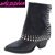 WILEY-04 WHOLESALE WOMEN'S FOLDOVER ANKLE BOOTS